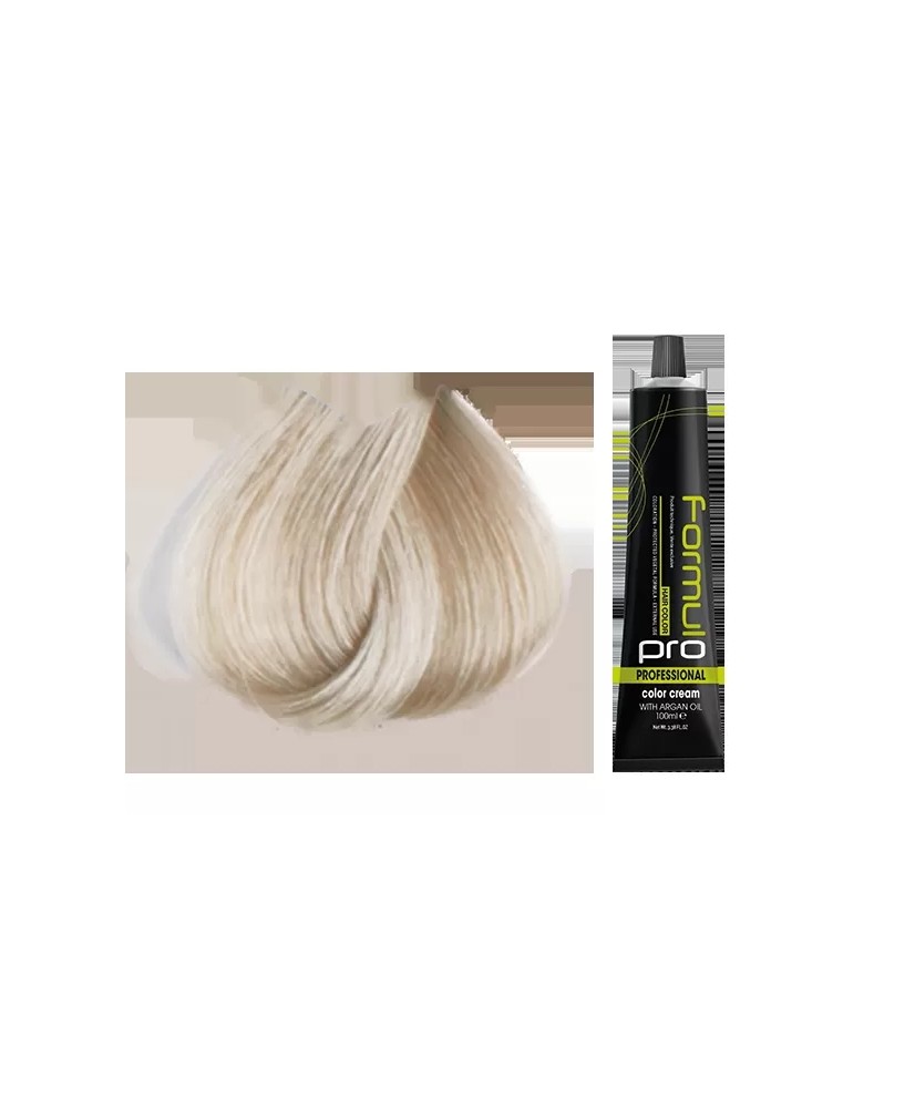 9.11 - BLOND TRÈS CLAIR CENDRÉ PROFOND - COLORATION FORMUL PRO - (100ml)