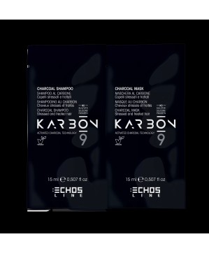 Echantillon Shamp + Masque 15ml charbon KARBON 9-
