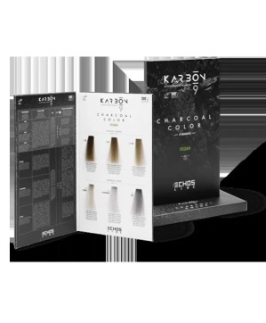 Nuancier 6 mèches gamme Charbon Karbon 9