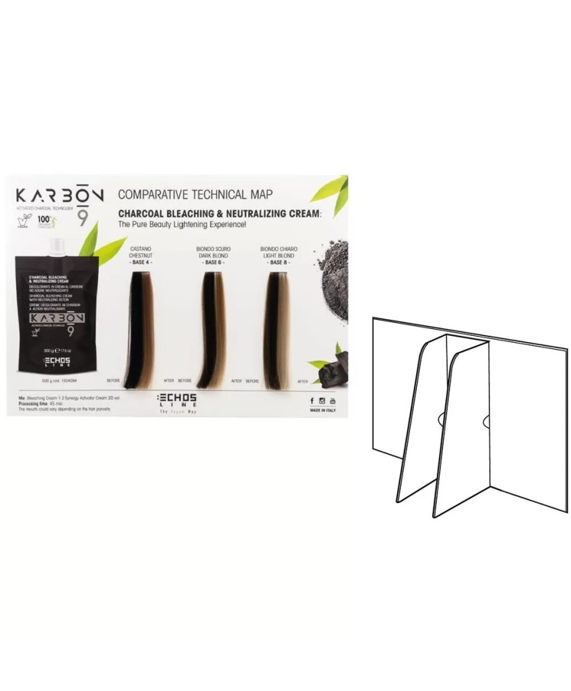 Support technique avec mèche gamme Charbon Karbon9