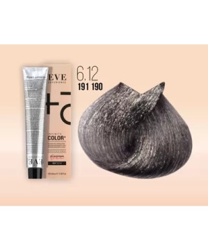 6.12 - BLOND FONCÉ CENDRE IRISE - COLORATION EVE - (100ml)