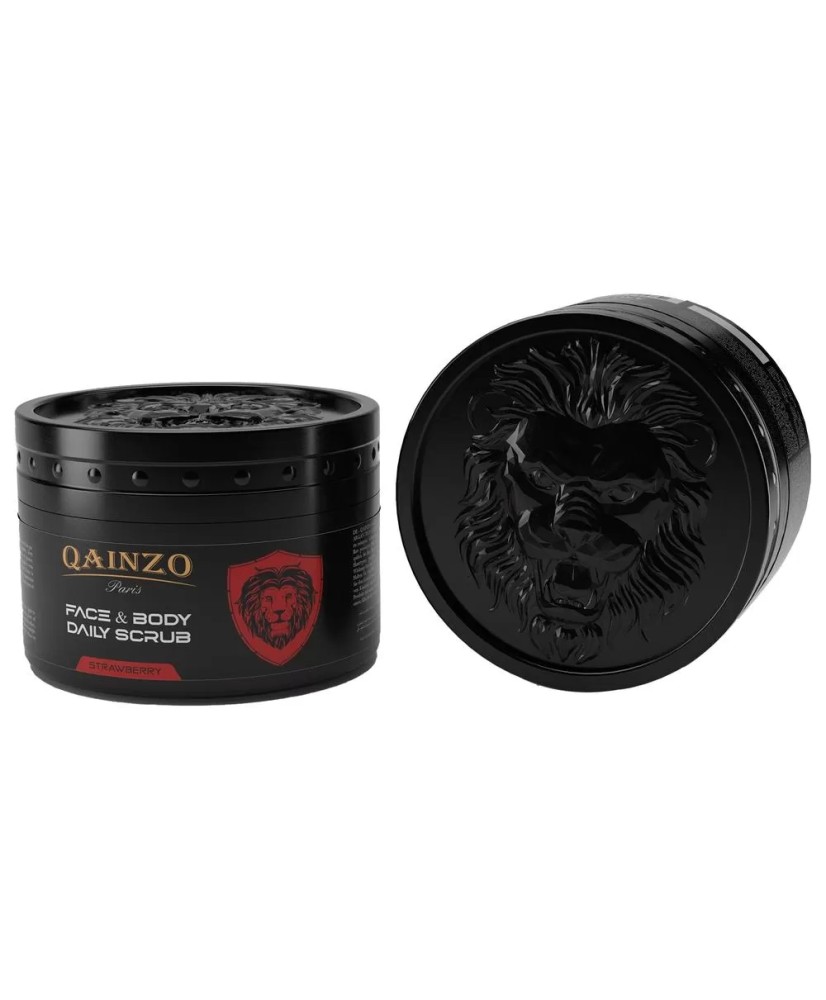 Masque visage Scrub Fraise - QAINZO (300gr)