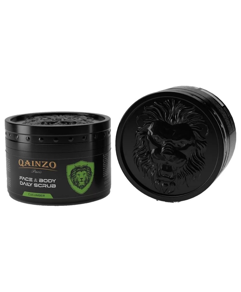 Masque visage Scrub Concombre - QAINZO (300ml)