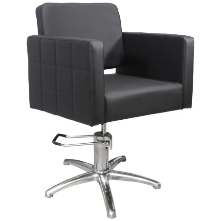 Fauteuil de Coiffure CAPRI - Noir, Pompe Hydraulique