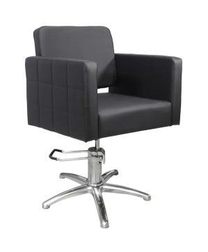 Fauteuil de Coiffure CAPRI - Noir, Pompe Hydraulique