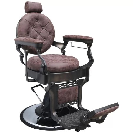 Fauteuil barber 1888 ANTIKA-2 Brun Cadre Cuivré