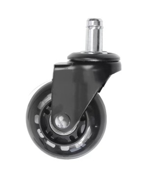 Roulette SUPER-RACING Noire 50mm special tabouret