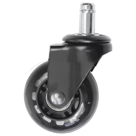 Roulette SUPER-RACING Noire 50mm special tabouret