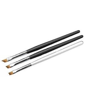 Kit 3 pinceaux nail art Pro