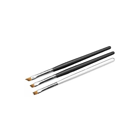 Kit 3 pinceaux nail art Pro