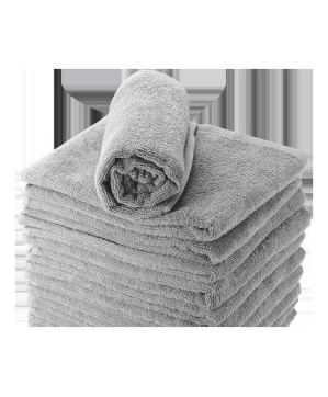 Serviette gris clair 100% coton  (50x90cm) x6