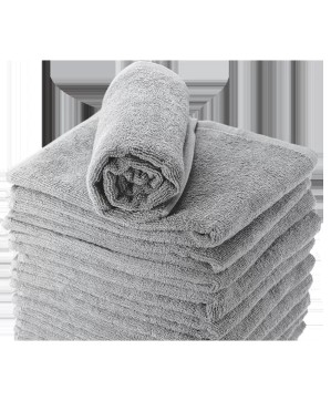 Serviette gris clair 100% coton  (50x90cm) x6