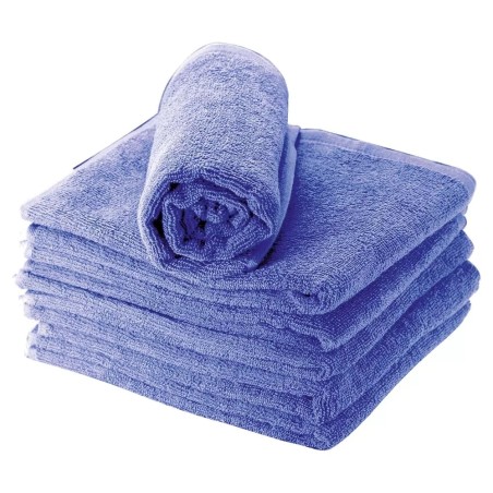 Serviette marine 100% coton  (50x90cm) x6