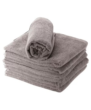 Serviette marron 100% coton  (50x90cm) x6