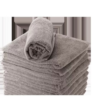 Serviette marron 100% coton  (50x90cm) x6