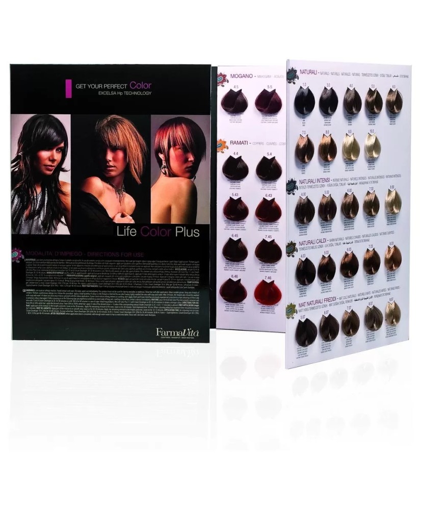 Nuancier LIFE COLOR 140 nuances grandes mèches