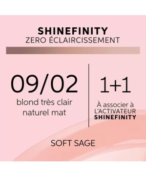 09/02 - SOFT SAGE - COLORATION SHINEFINITY - (60ml)