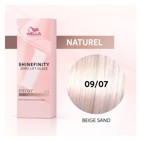 09/07 - BEIGE SAND - COLORATION SHINEFINITY - (60ml)
