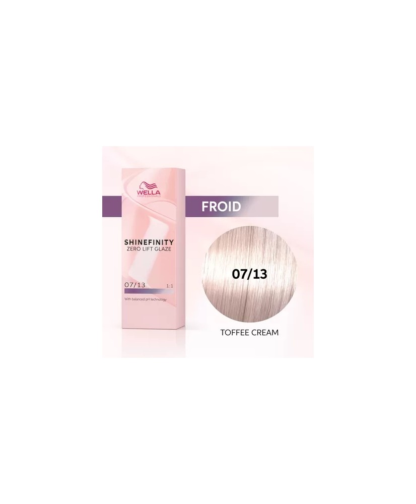 07/13 - TOFFEE CREAM - COLORATION SHINEFINITY - (60ml)
