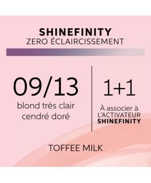 09/13 - TOFEE MILK - COLORATION SHINEFINITY - (60ml)
