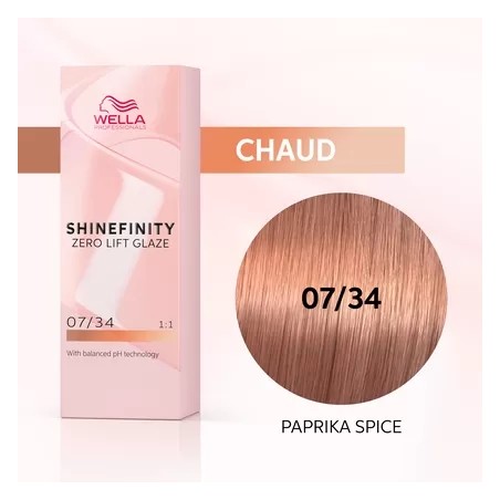07/34 - PAPRIKA SPICE - COLORATION SHINEFINITY - (60ml)