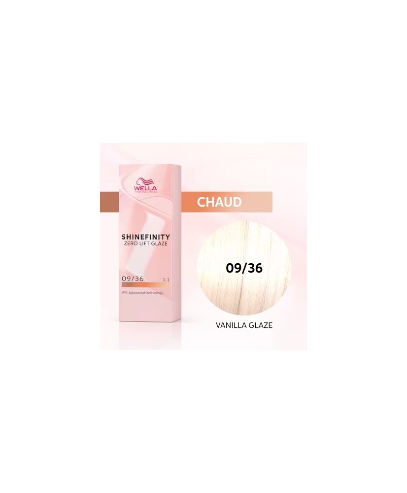 09/36 - VANILLE GLAZE - COLORATION SHINEFINITY - (60ml)