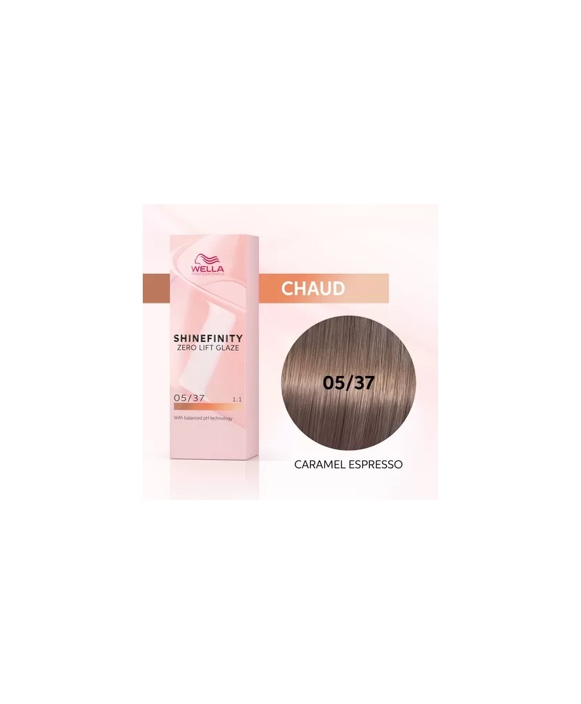 05/37 - CARAMEL EXPRESSO - COLORATION SHINEFINITY - (60ml)