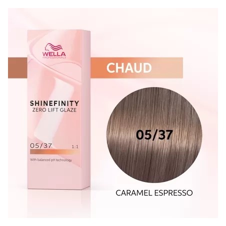 05/37 - CARAMEL EXPRESSO - COLORATION SHINEFINITY - (60ml)