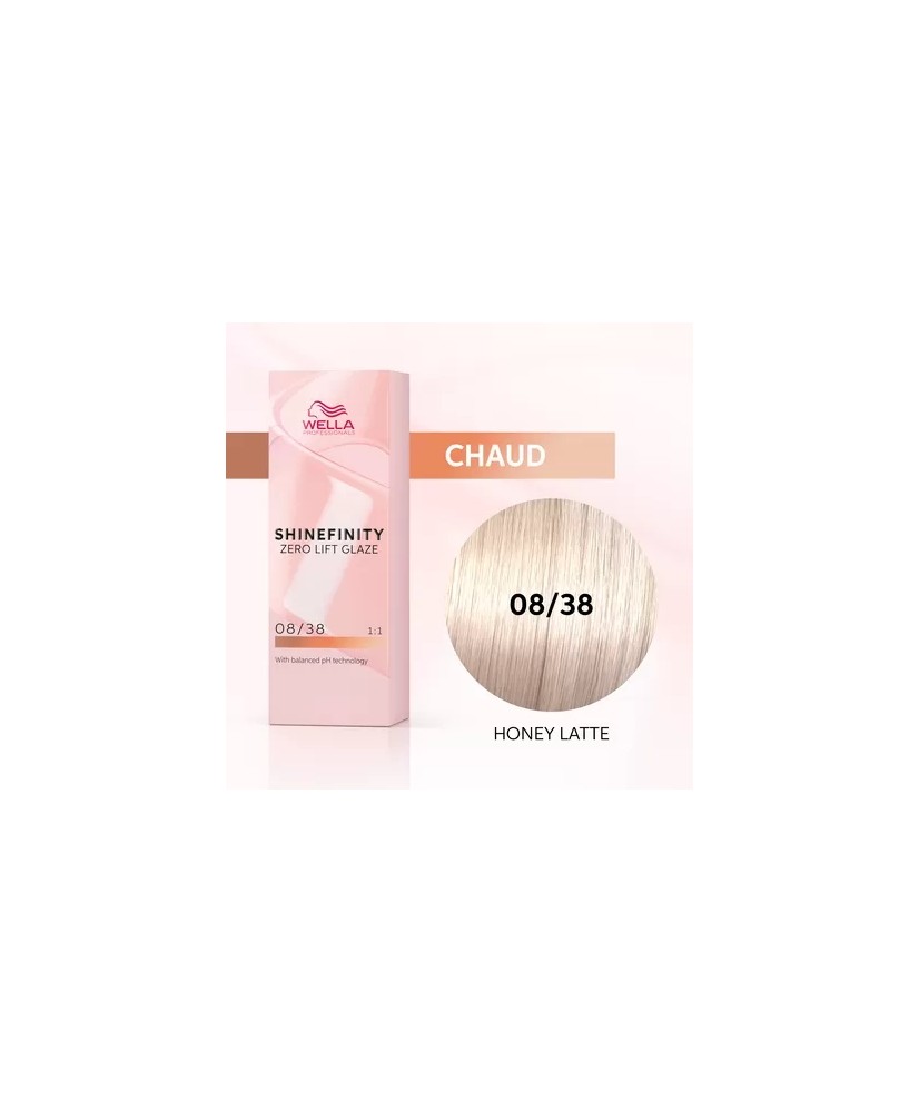 08/38 - HONEY LATTE - COLORATION SHINEFINITY - (60ml)