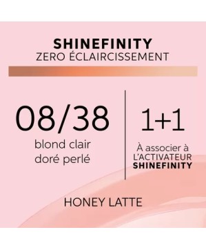08/38 - HONEY LATTE - COLORATION SHINEFINITY - (60ml)