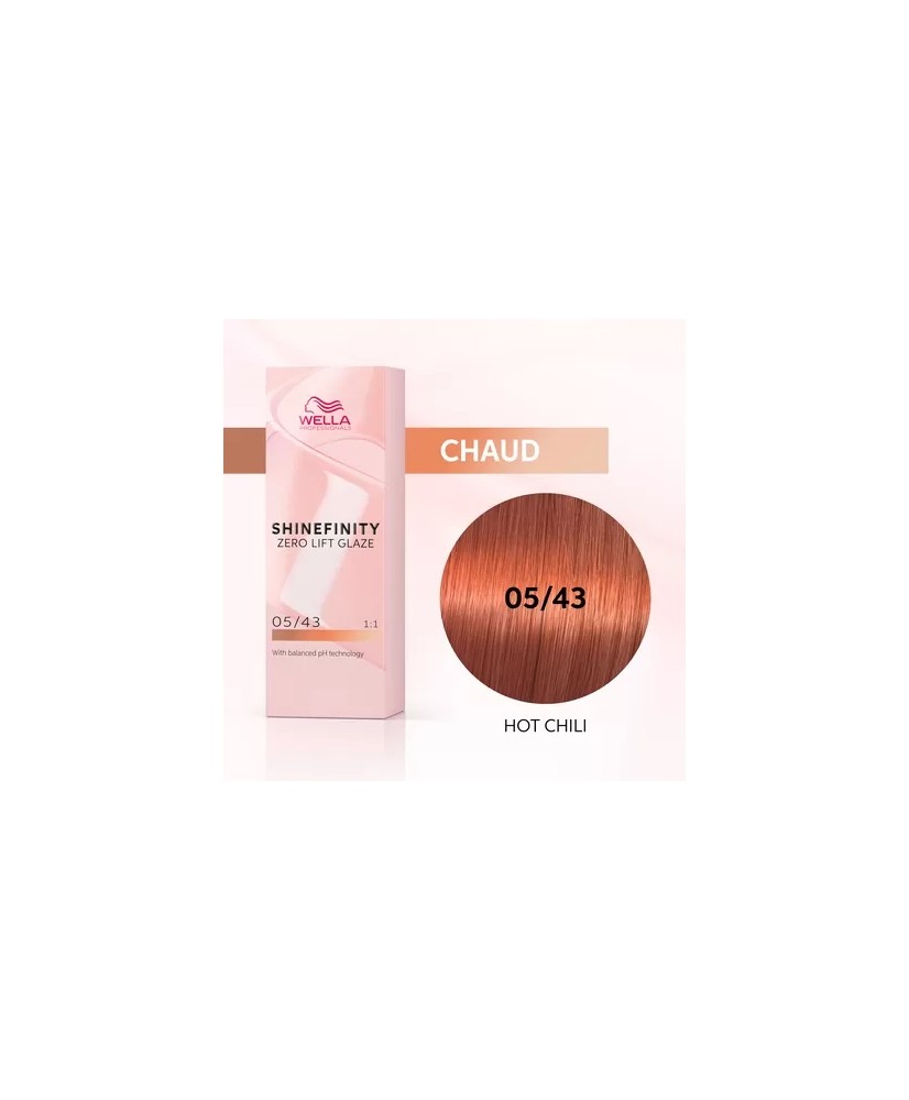 05/43 - HOT CHILI - COLORATION SHINEFINITY - (60ml)