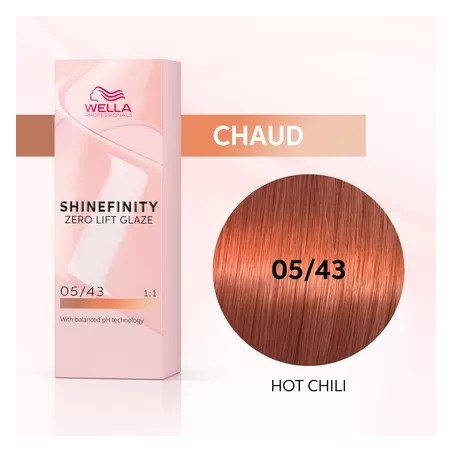 05/43 - HOT CHILI - COLORATION SHINEFINITY - (60ml)