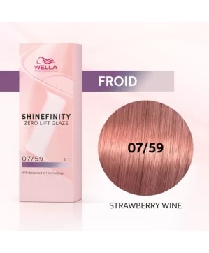 STRAWBERRY WINE - COLORATION SHINEFINITY - (60ml)