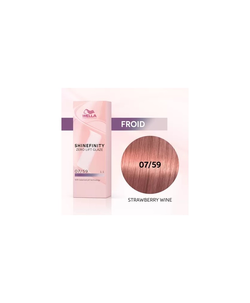 STRAWBERRY WINE - COLORATION SHINEFINITY - (60ml)