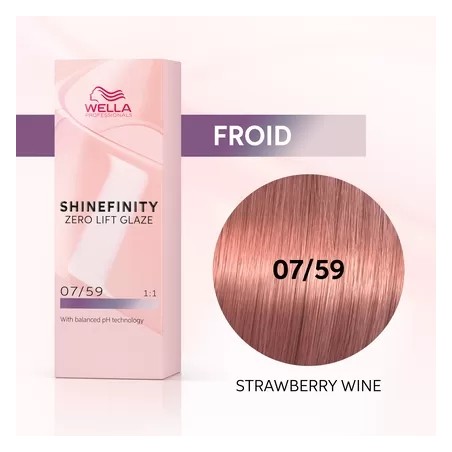STRAWBERRY WINE - COLORATION SHINEFINITY - (60ml)