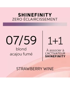 STRAWBERRY WINE - COLORATION SHINEFINITY - (60ml)