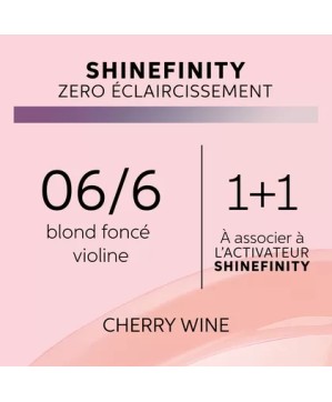 06/6 - CHERRY WINE - COLORATION SHINEFINITY - (60ml)