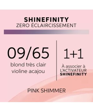 09/65 - PINK SHIMMER - COLORATION SHINEFINITY - (60ml)