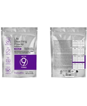 Life Poudre Décolorante 500gr Violet 9 tons-FVITA