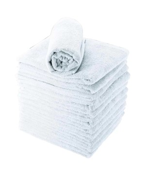Serviette blanche 100% coton  (50x90cm) x6