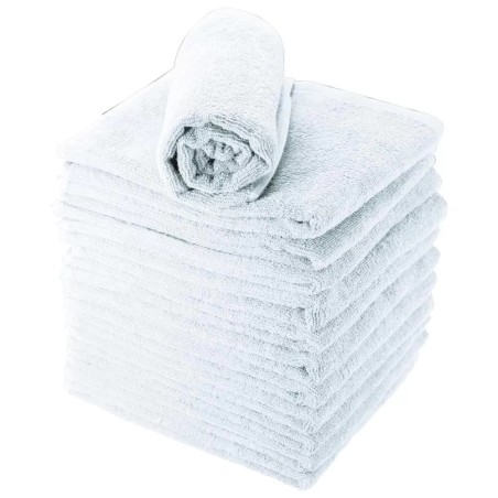 Serviette blanche 100% coton  (50x90cm) x6
