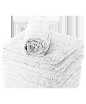 Serviette blanche 100% coton  (50x90cm) x6