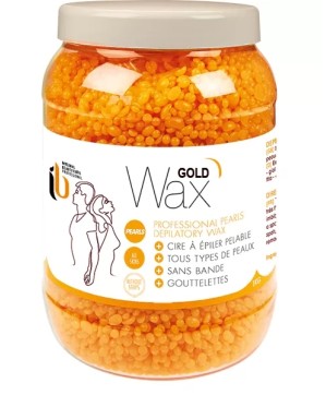 Cire d'Épilation Professionnelle Periwax Peaux Sensibles - Pot de 1 kg Orange