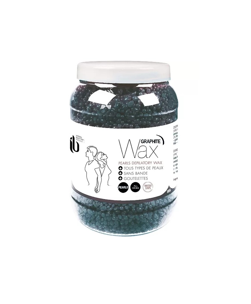 Cire d'Épilation Professionnelle Periwax Peaux Difficiles - Pot de 1 kg Noir