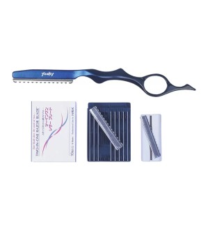 Rasoir Fazy YSAKY bleu TITAN avec 10 lames
