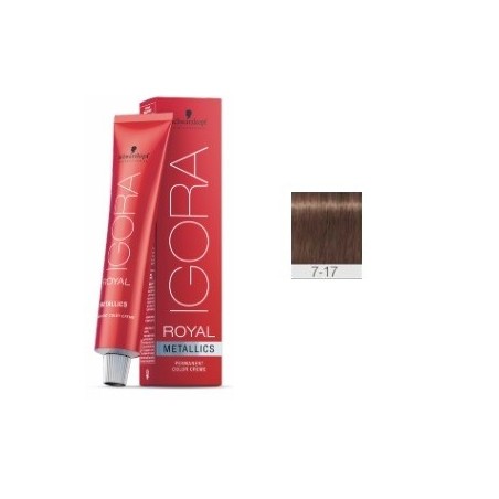 Coloration Igora Metalic 7.17 - Schwarzkopf (60ml)