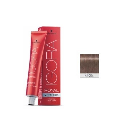 Coloration Igora Metalic 6.28- Schwarzkopf (60ml)