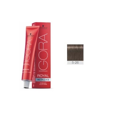 Coloration Igora Metalic 5.26- Schwarzkopf (60ml)