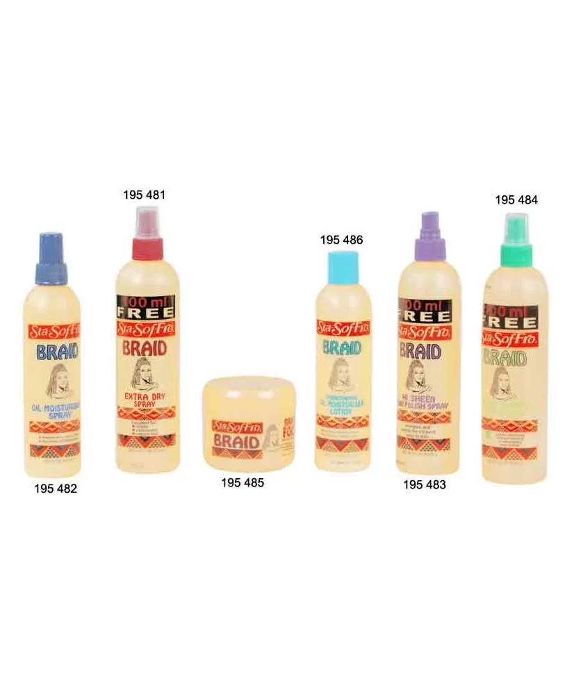 Spray Braid Extra Dry (350ml)  - Sofn'free
