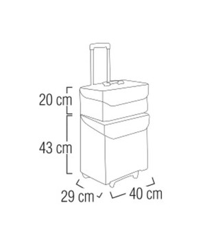 Valise MARYLIN ROLLY bas  L42 P32 50CM